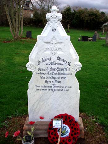 Robert Jone VC grave restored