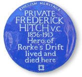 Hitch Blue Plaque