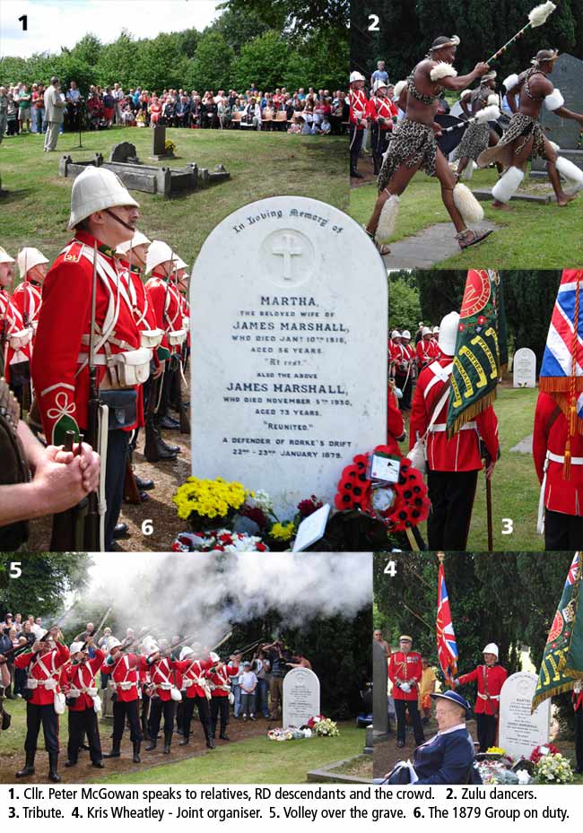 Service of rededication of Rorke's Drift defender