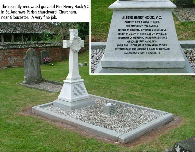 Renovation of Pte. Hook's grave